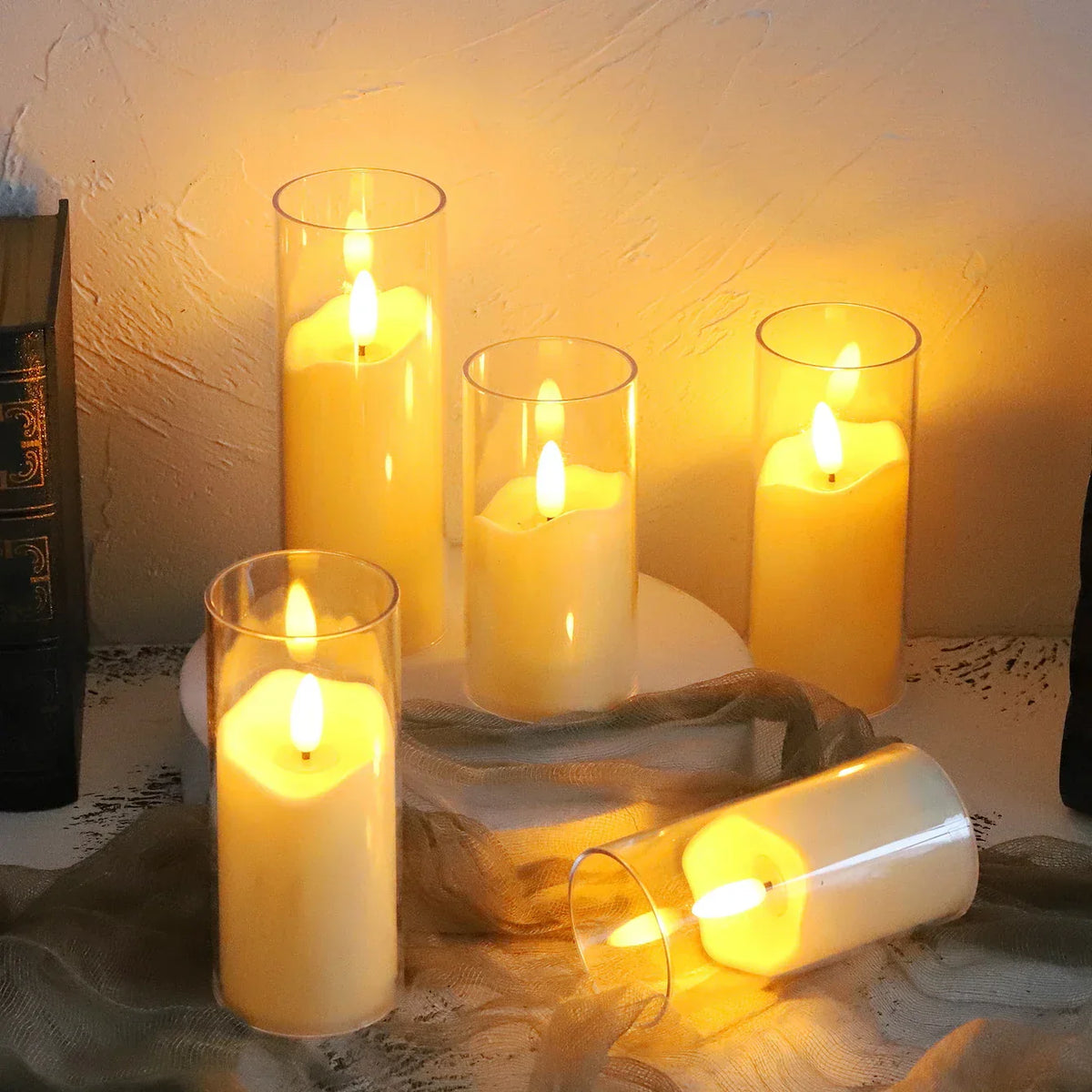 Auraflame - Flameless LED Candles, Set of 6