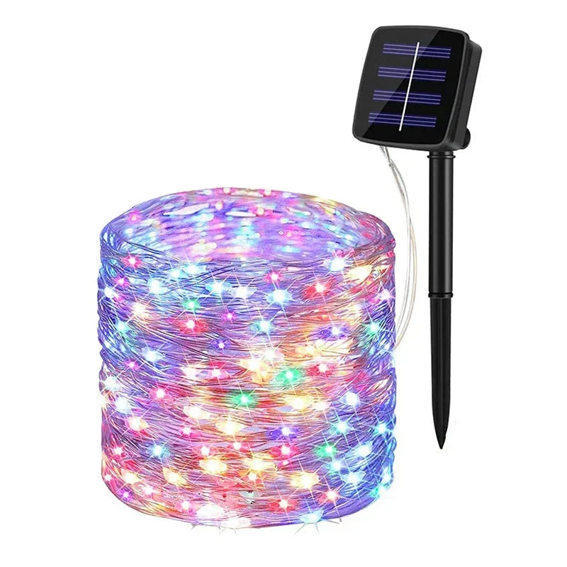 EtoilesSolaires - Solar Star String Lights for Gardens