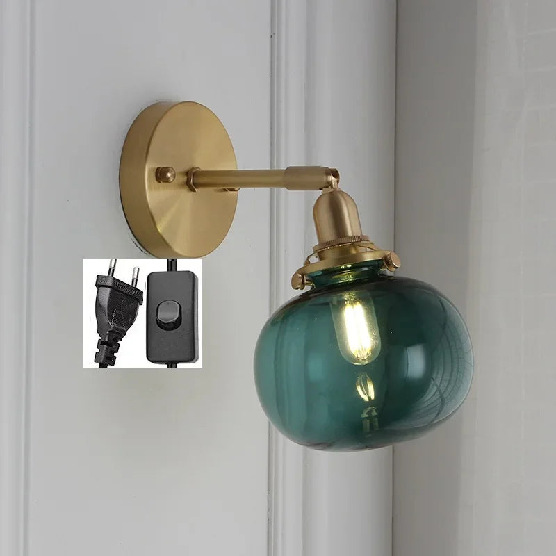 LightCrown - Modern Glass and Metal Wall Sconce