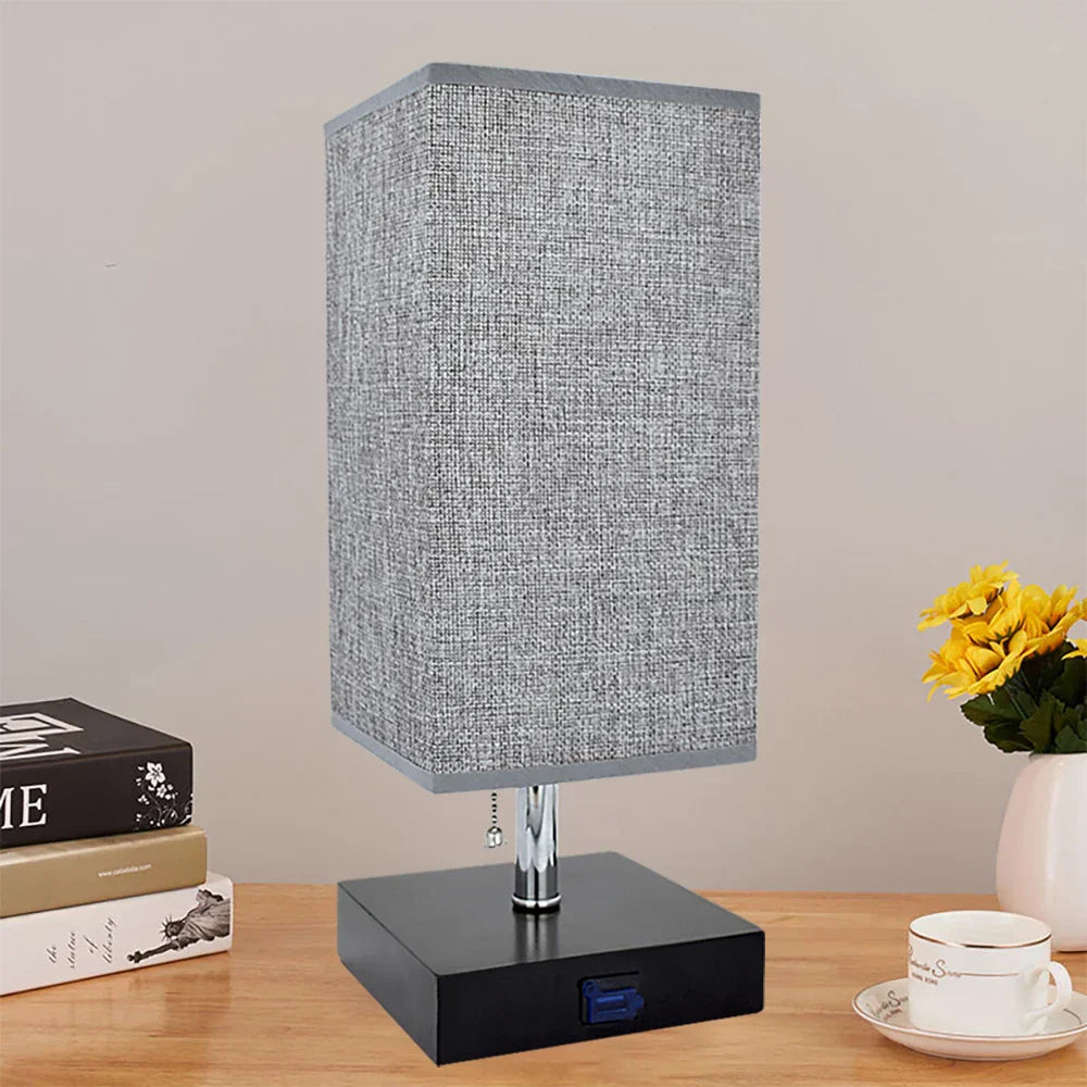 Ehalo - Elegant USB Bedside Lamp for a Warm Ambiance