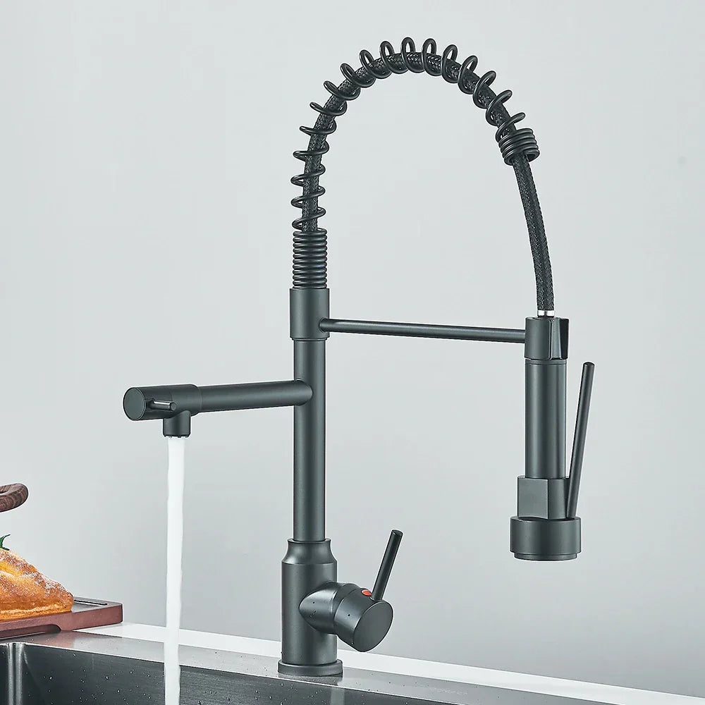 FlexiSpray - Modern Kitchen Faucet with Flexible Spout