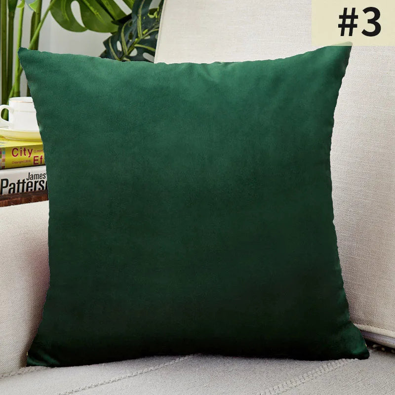 VelvetChic Cushion Cover - Solid Velvet Cover for a Luxurious Interior