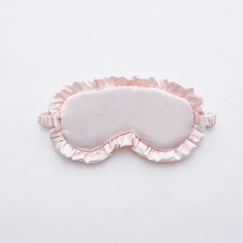 Ruffle - Soft Silk Sleep Mask with Delicate Ruffles