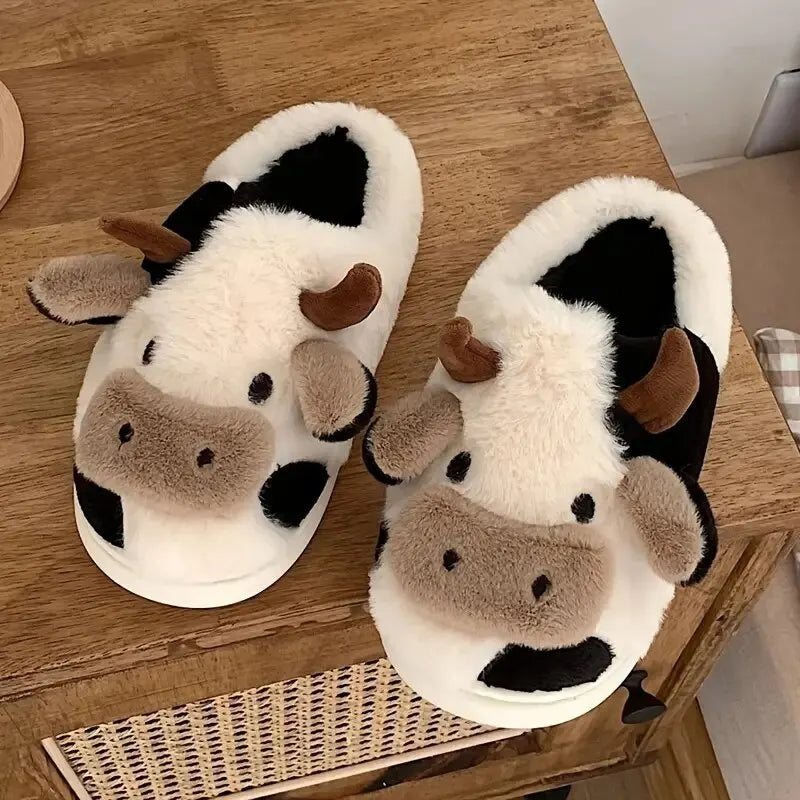 ComfortCow Slippers - Cozy Cow Slippers for Winter Days