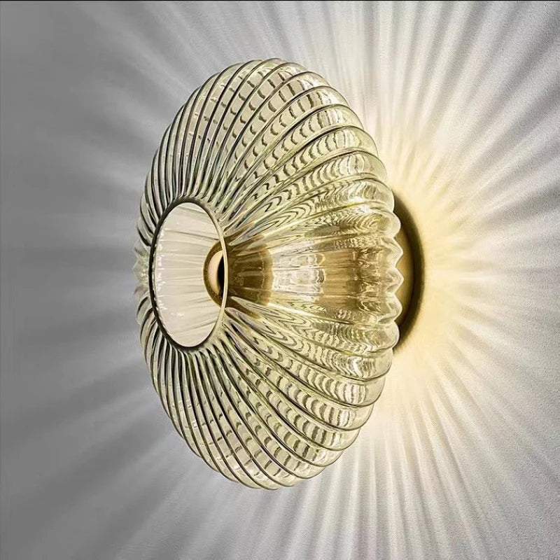 Verre Luminis - Elegant Glass Wall Light for Ambient Lighting