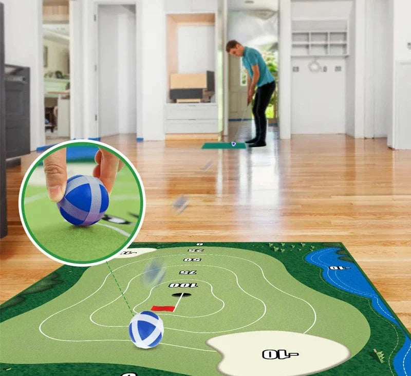 SwingZone - Compact Indoor Golf Set for the Home