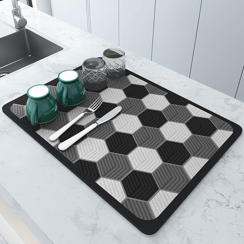 Absorbmat Premium - The Perfect Kitchen Mat for Beautifully Dry Dishes