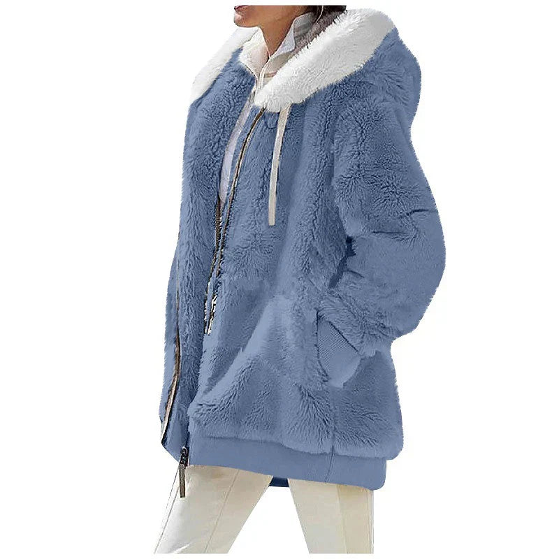 CozyCocoon Hoodie - Oversized Fleece Sweatshirt for Winter