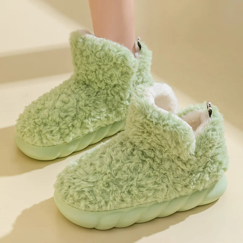 VelvetLuxe - Cozy Cotton Plush Winter Slippers