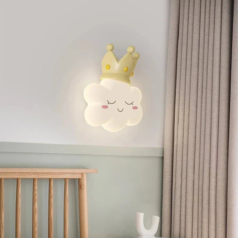 RomanticCloud Lamp - Cloud Wall Sconce for Kids' Bedroom