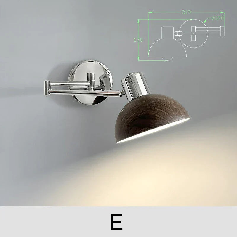 TelescopicLamp - Adjustable Retro Wall Light with Reading Arm