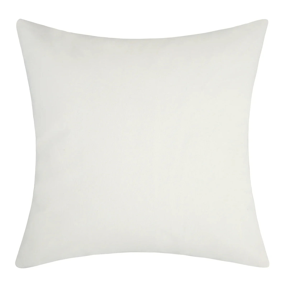 Bohemian - Beige Cushion Cover with Geometric Pattern and Fringe
