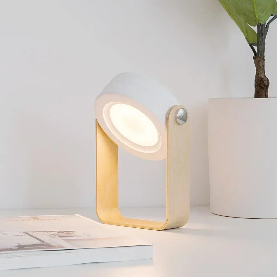 CompactGlow - Lampe de Bureau LED Pliable pour la Maison et le Voyage