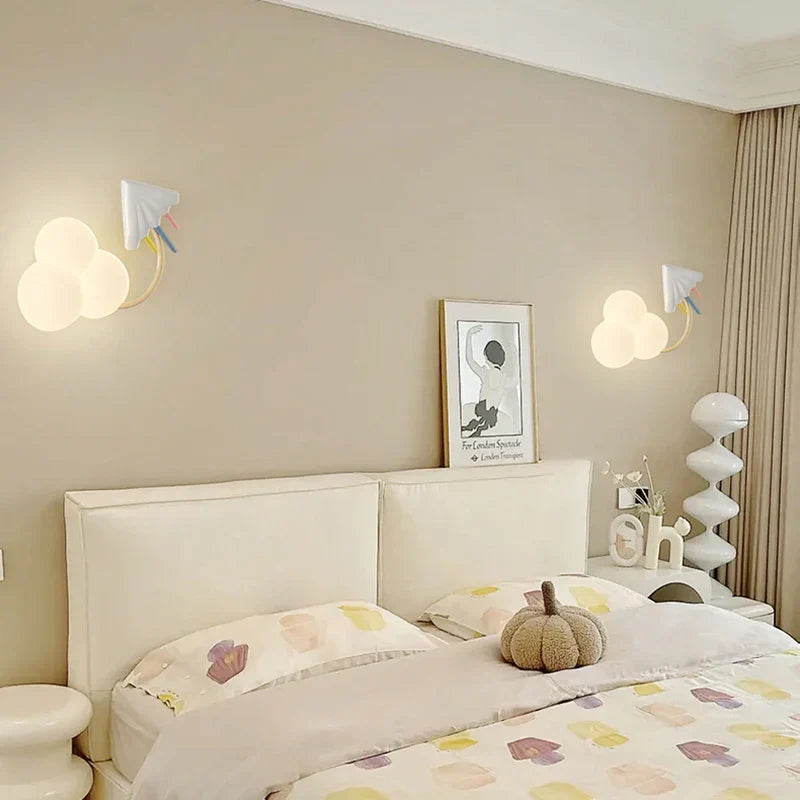CartoonAirplane Light - Kids Bedroom Airplane Wall Lamp
