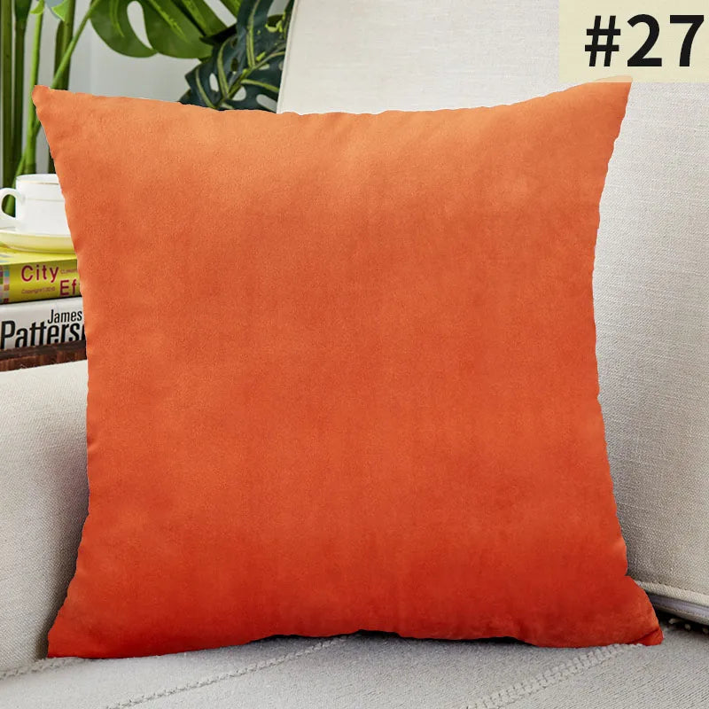 VelvetChic Cushion Cover - Solid Velvet Cover for a Luxurious Interior