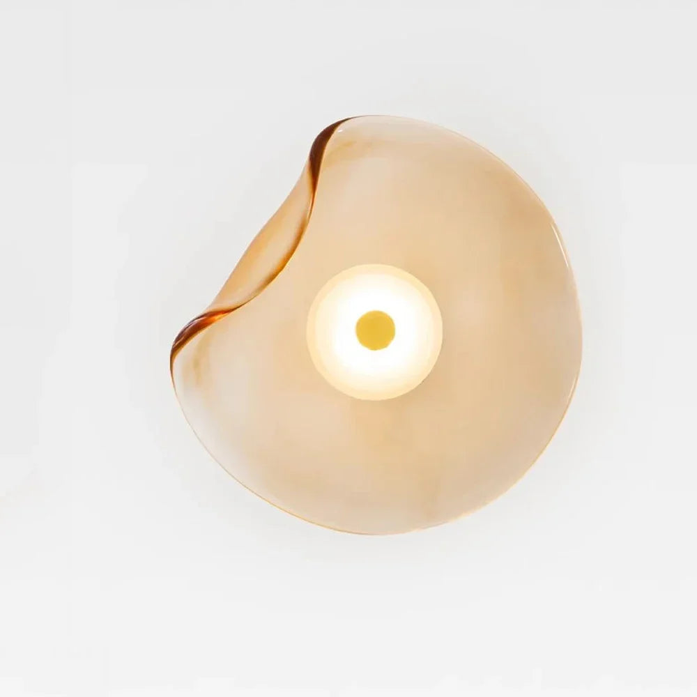 GlasLume - Modern Glass LED Wall Sconce for Bedroom