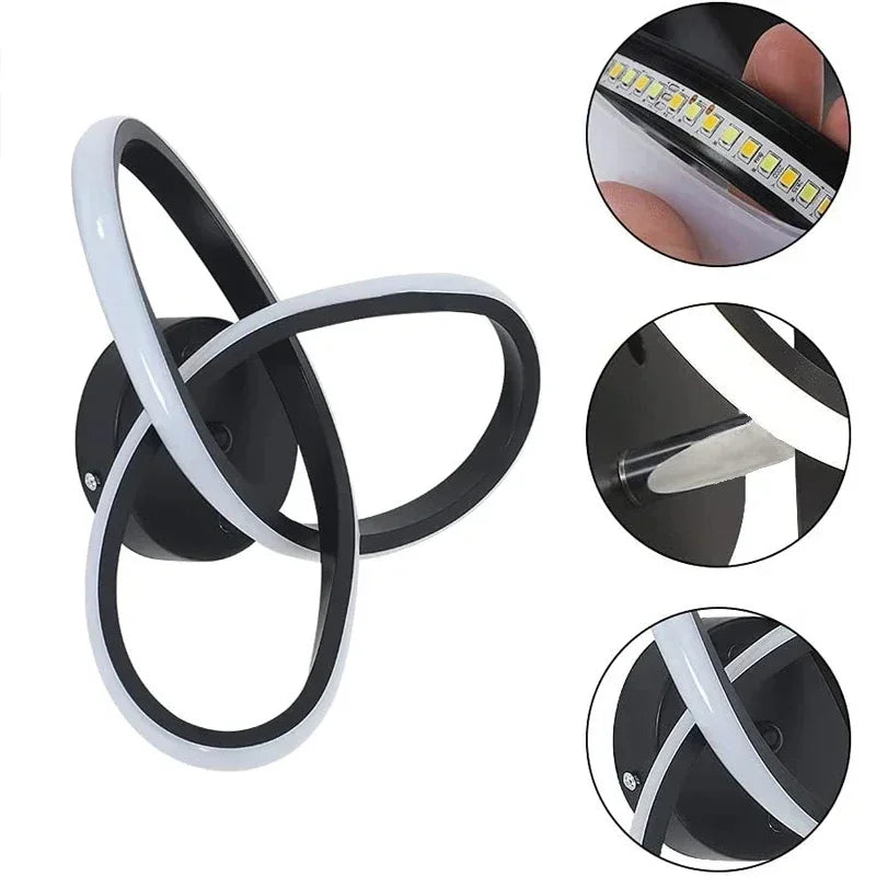 LuxeLED - Plafonnier LED Élégant pour Salon Moderne