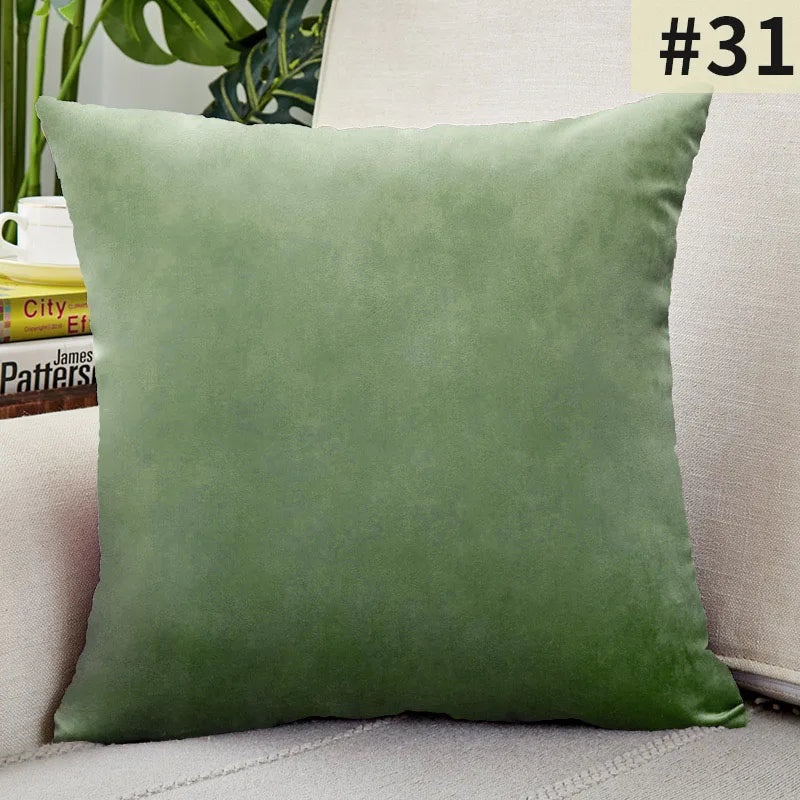 VelvetChic Cushion Cover - Solid Velvet Cover for a Luxurious Interior