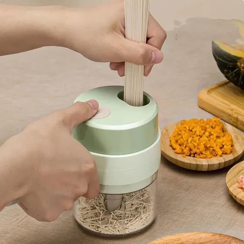 FlexiSlice - 4-in-1 Electric Slicer for Fast Cooking