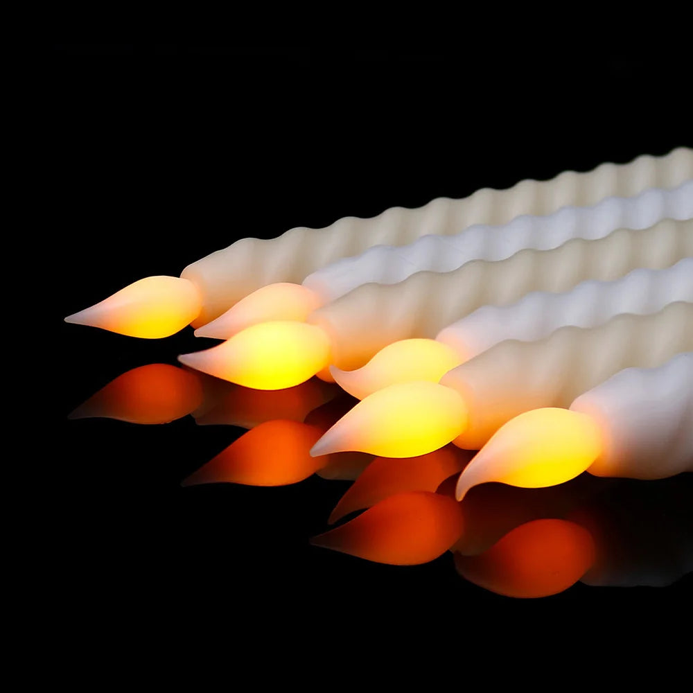 Candlestick - Elegant Long LED Candles with 3D Wick