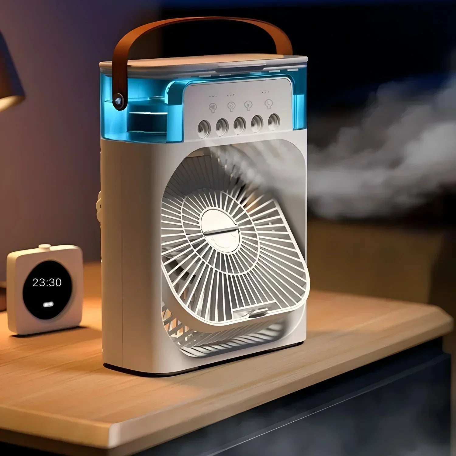 BreezeMaster - Ventilateur Rafraîchisseur d'Air 3-en-1 avec LED
