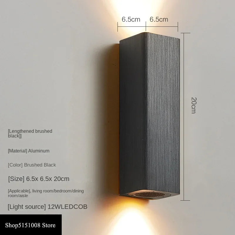 Nyvora - Elegant LED Wall Sconce for Bedroom and Hallway