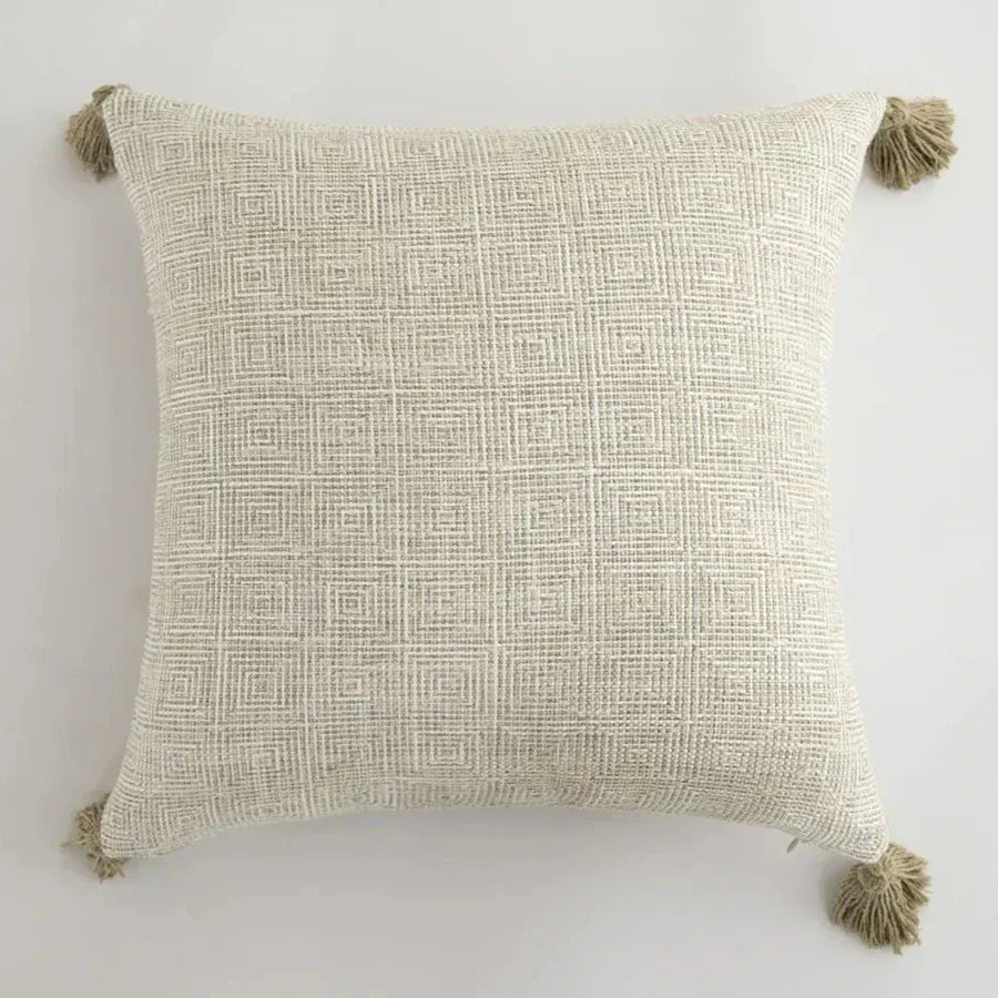 Elegance Loft - Linen Cushion Cover with Fringe for Any Interior