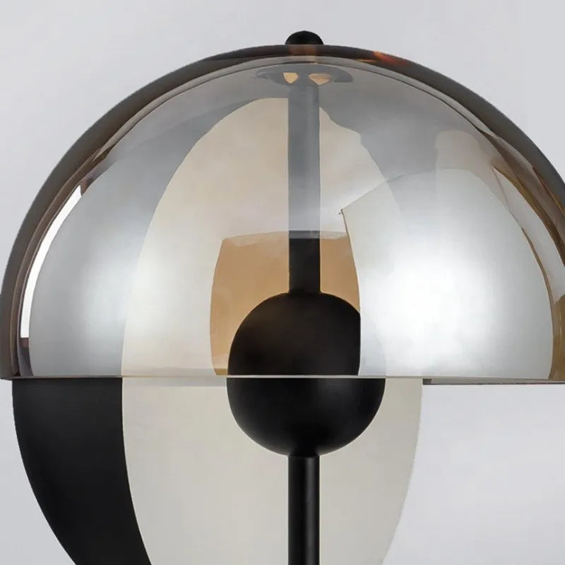 Zavrik - Glass and Metal Designer Table Lamp