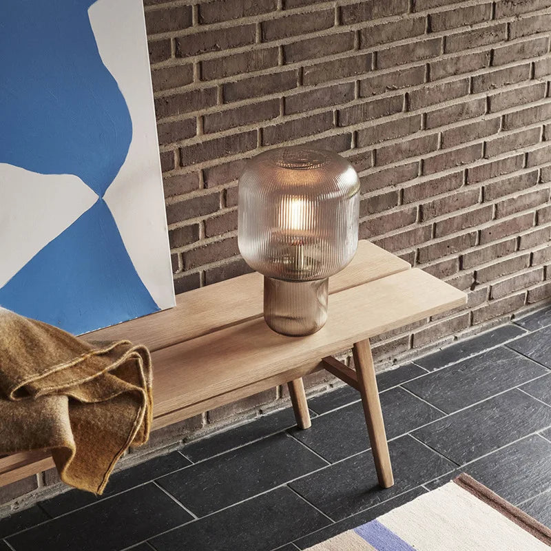 Provella - Modern Glass Table Lamp with LED Lighting