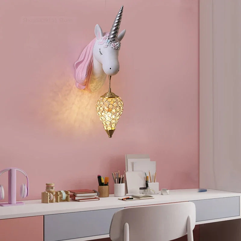 UnicornLicht - Unicorn Wall Sconce for Kids' Room