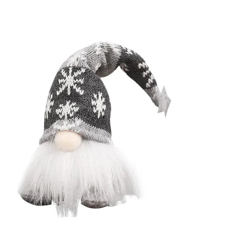Light-Up Christmas Gnome - Cozy Knit Festive Decoration