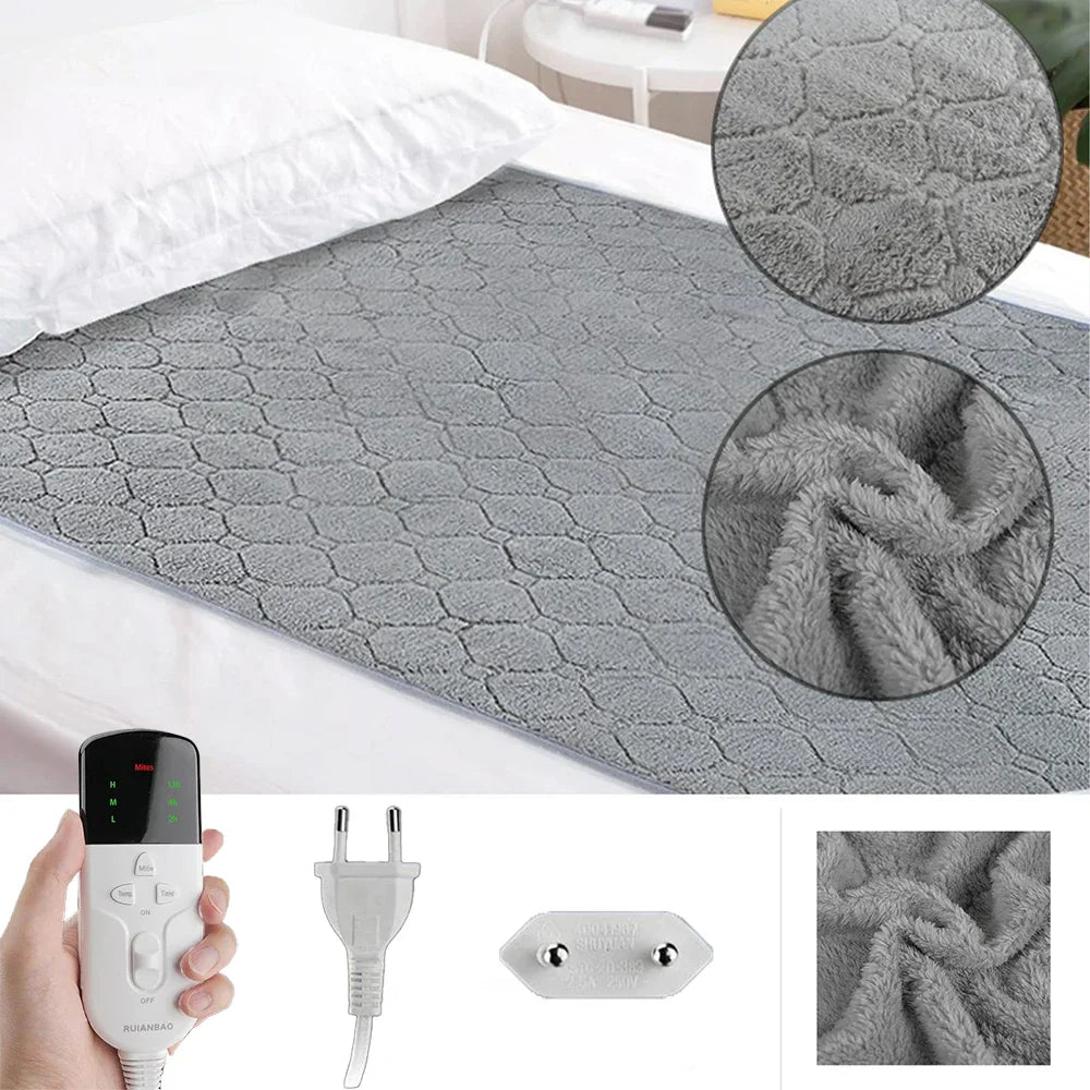 CozyLayer - Electric Heated Blanket in Soft Flannel for Winter