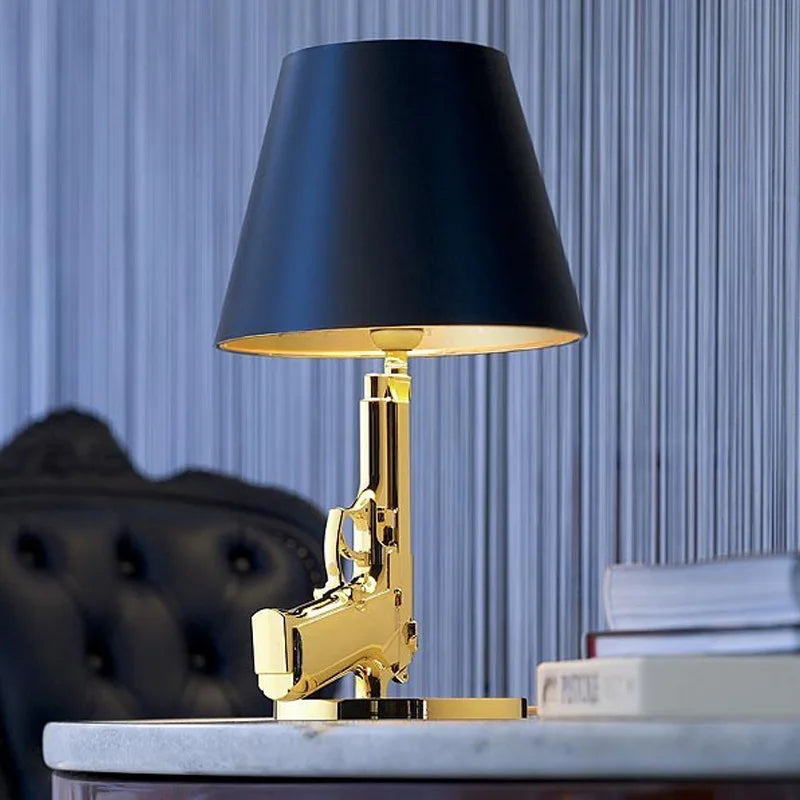 Artistic Glow - Pistol-Shaped Design Desk Lamp