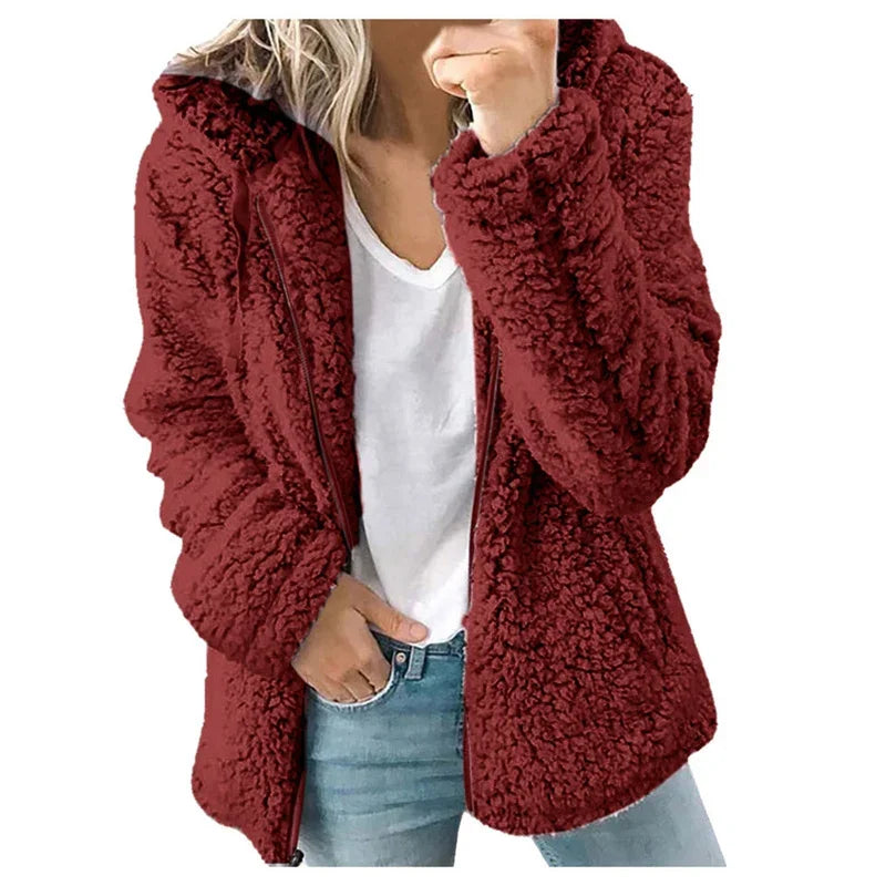 FashionNest Hoodie - Oversized Fleece Pullover for Winter
