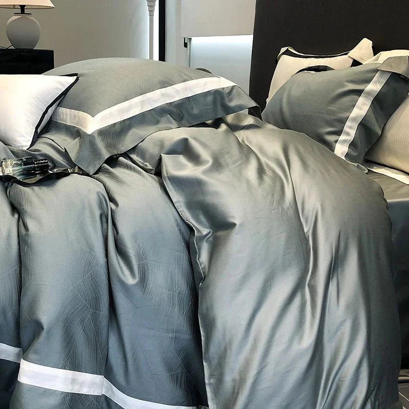 Serene Escape - Luxury Egyptian Cotton Duvet Cover Set