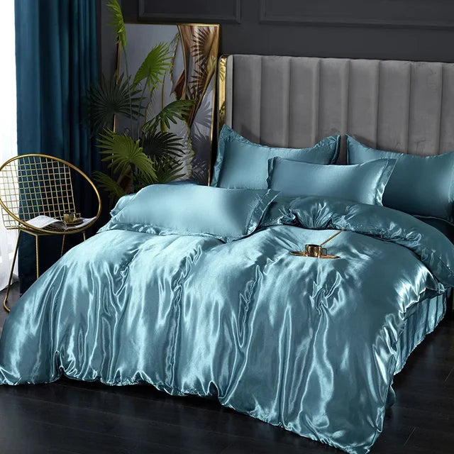 SatinDream - Luxurious Satin Bedding Set for Dreamy Nights