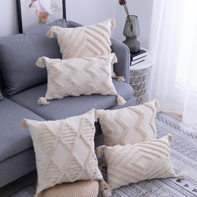 BohoVibes Pillow Covers – Style Ibiza pour Maison