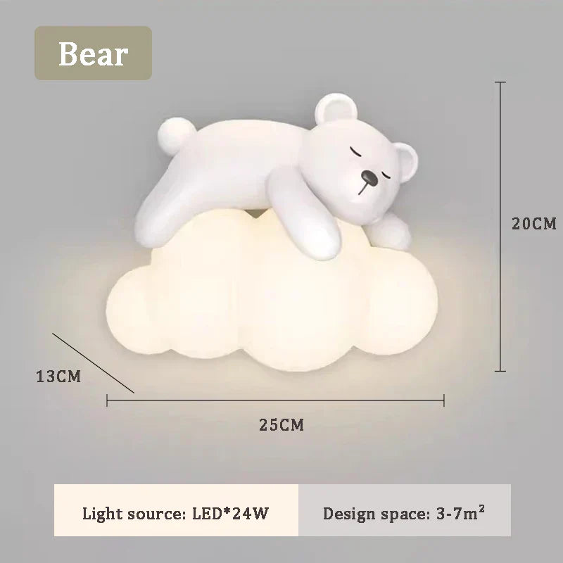PandaGlow Lamp - Soft LED Wall Lamp for Kids' Room