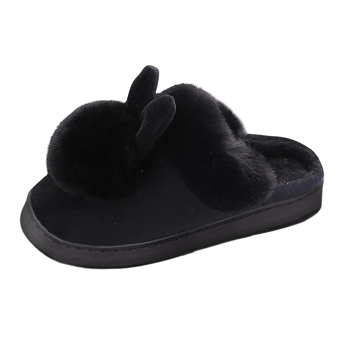 Plush Bunny Slippers - Cozy Rabbit Ear Slippers