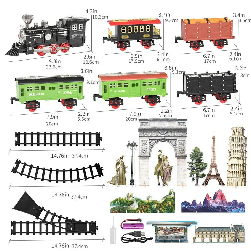 ClassicTrack Set – Train Rétro Effets Réalistes