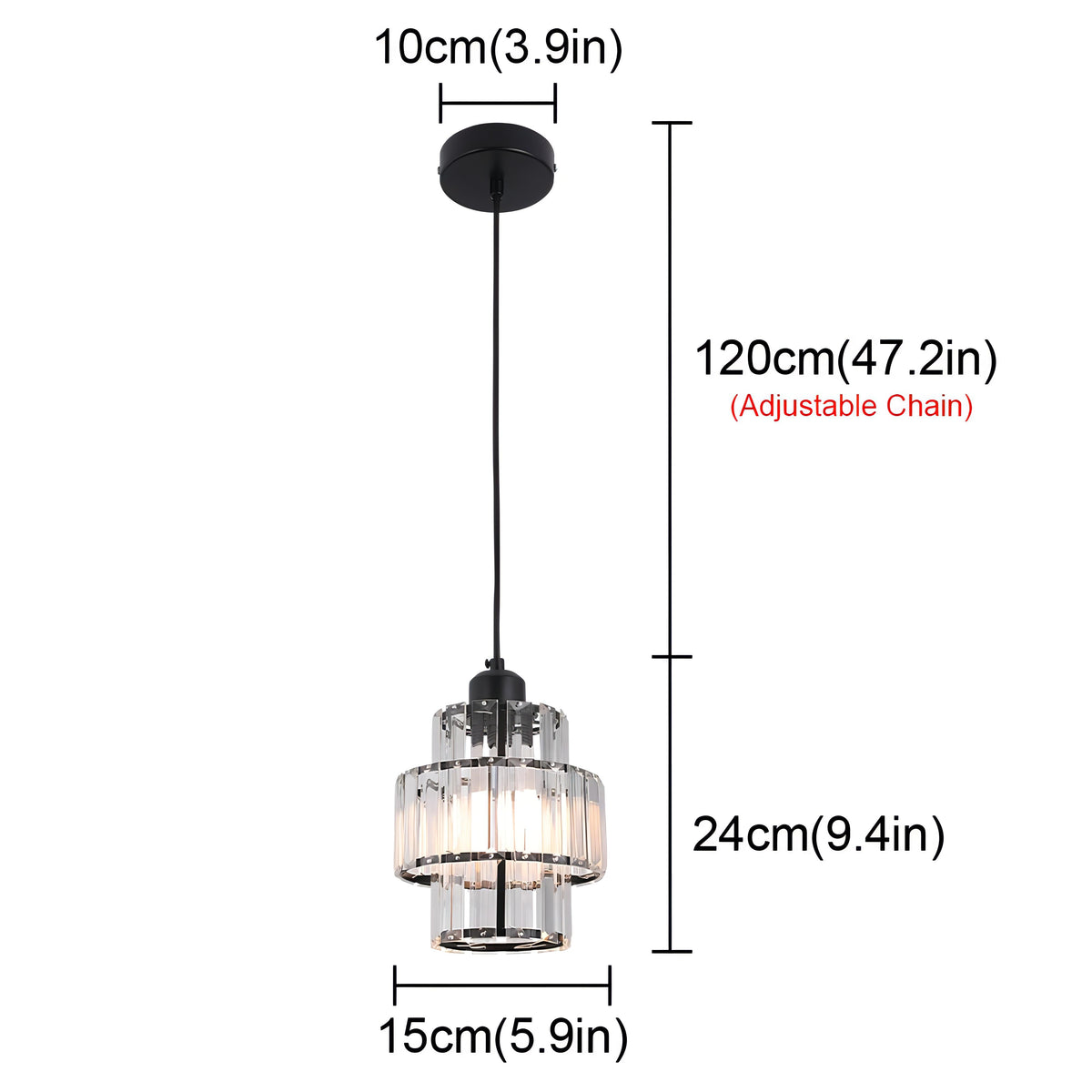 Fernando - Luxurious Crystal Ceiling Light for Elegant Spaces