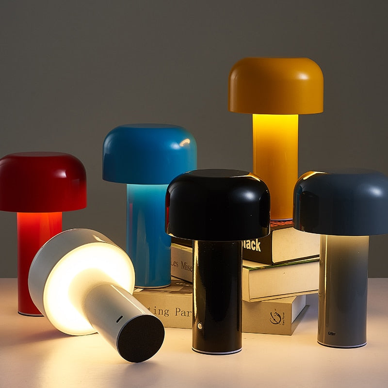 Italian Mushroom - Cordless Table Lamp for a Magical Ambiance