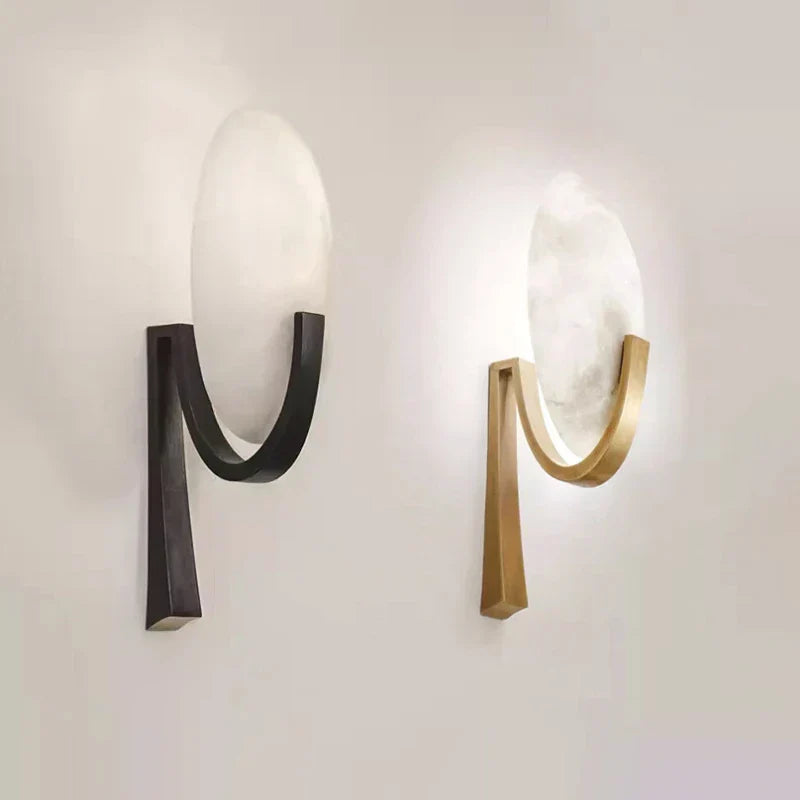 NordicGlow - Applique Murale en Marbre au Design Moderne