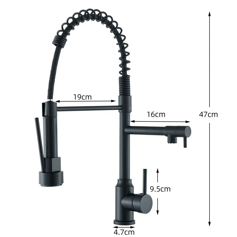 FlexiSpray - Modern Kitchen Faucet with Flexible Spout