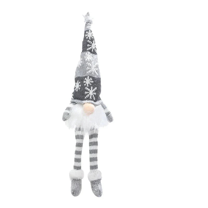 Light-Up Christmas Gnome - Cozy Knit Festive Decoration