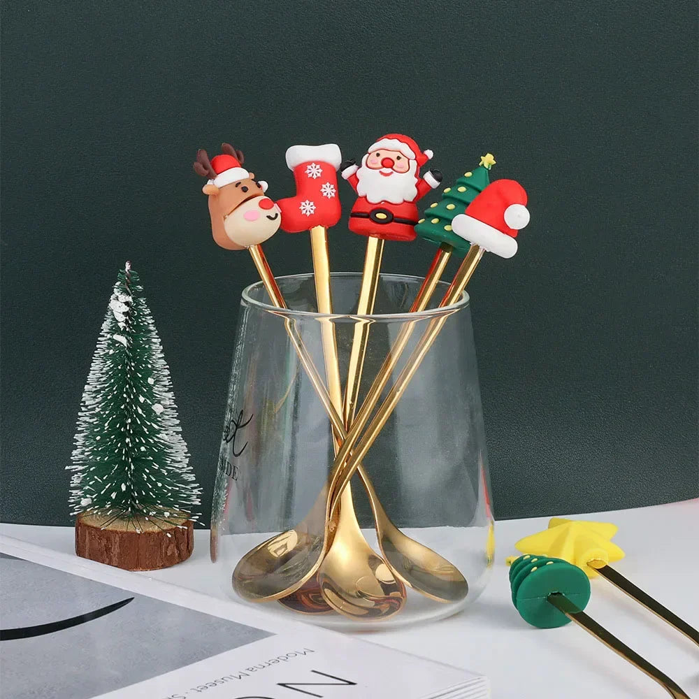 XmasSpoons - Elegant Christmas Spoon Set for the Festive Table