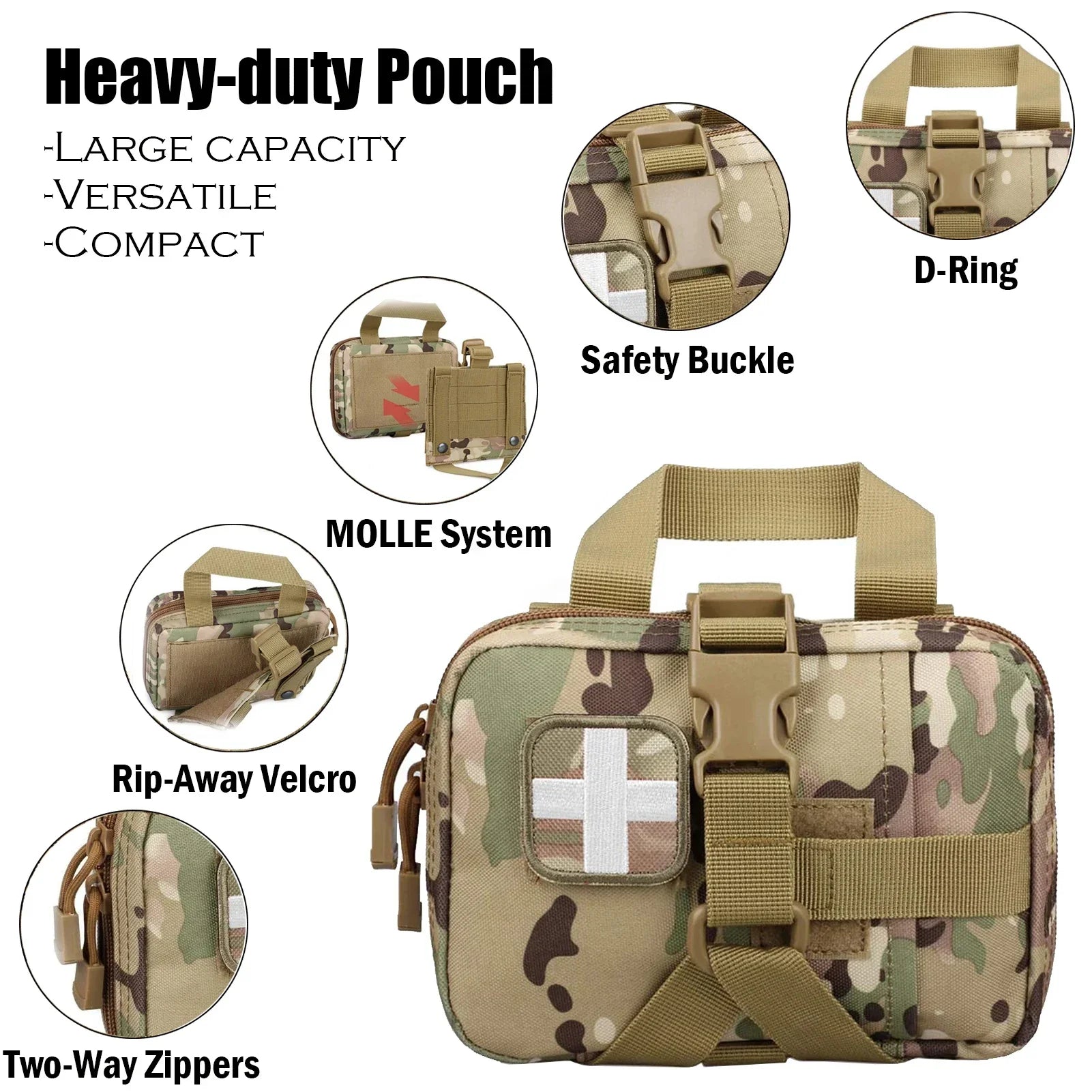 MedShield - Trousse de premiers secours complète pour traumatismes