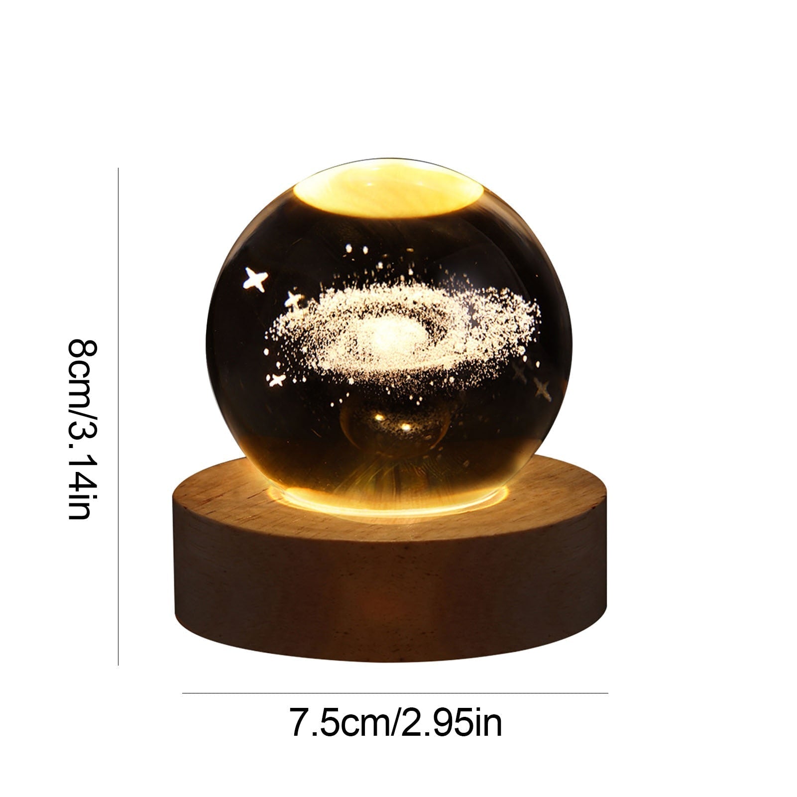 Crystal Light Ball – Sphère Lumineuse Enchantée Maison