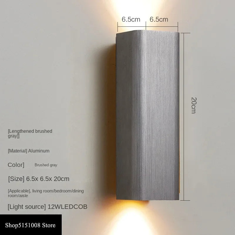 Nyvora - Elegant LED Wall Sconce for Bedroom and Hallway