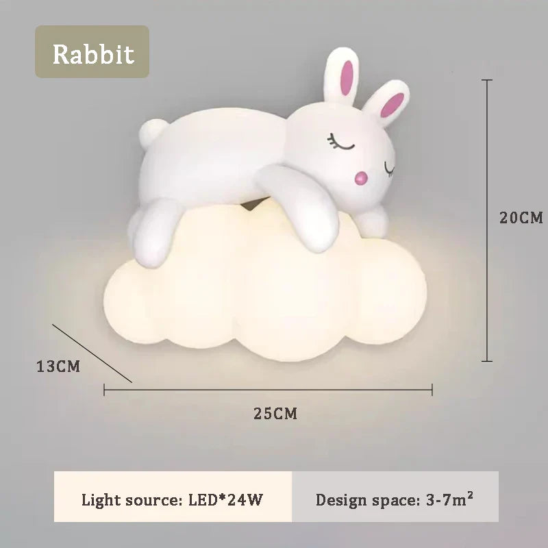 PandaGlow Lamp - Soft LED Wall Lamp for Kids' Room